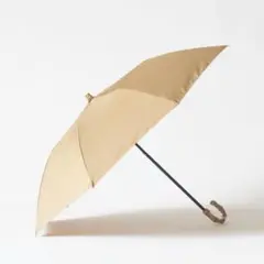 新品未使用 zutto 晴雨兼用折りたたみ傘　バンブーハンドル