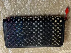 ルブタン パネトーネ 長財布ラウンドファスナー マルチカラー