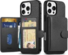 25007　値下げOK　iPhone16 ProMax　財布型ケース 本革レザー