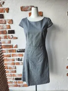 UNTITLED アンタイトル膝丈半袖ワンピース②