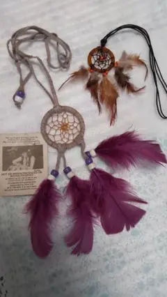 ドリームキャッチャー　ハンドメイド　メキシコ製　ヴィンテージ　未使用