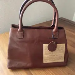 おしゃれハンドバック　皮　イタリア