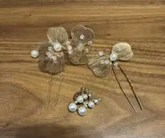 ヘアピン　イヤリング
