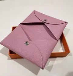 HERMES エルメス カルヴィ モーヴシルベストル 名刺入れ
