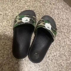 BATHING APE カモフラージュ サンダル　迷彩柄