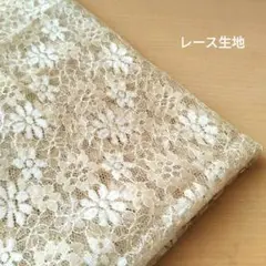 レース生地 ベージュ