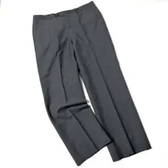 【美品】クリスチャンディオール　ストレートパンツ　スラックス　モヘア混　灰色