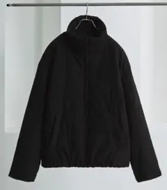 モノマートMONO-MART コーディロイ中綿ジャケット　ブラック　M