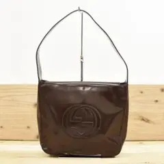 GUCCI レディース ショルダーバッグ GG ロゴ vintage ブラウン