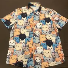 猫柄 半袖シャツ