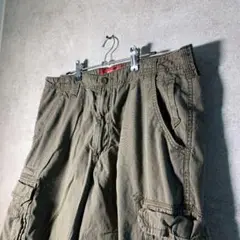 【ヴィンテージ】Leeハーフカーゴパンツミリタリーストリート古着usedBM27
