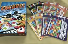 ボードゲーム 「アンコール」プレイシート4種×２(ラミネート加工済み)