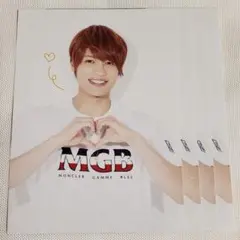 中間淳太 Duet2019年8月号 ピンナップ 切り抜き ②