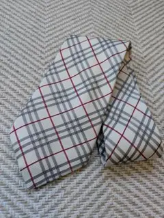 【極美品】 Burberry LONDONバーバリーチェック柄ネクタイ　絹シルク