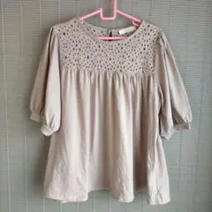 chocol raffine robe 異素材切り替え トップス