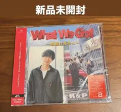 【新品未開封】 What We Got〜奇跡はきみと〜 / I Know 通常盤