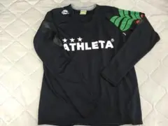 ATHLETA サッカー 長袖シャツ 黒