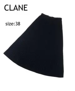 美品【匿名配送】CLANE クラネ アコーディオンプリーツロングスカート M