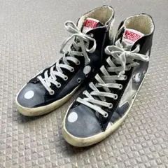 ゴールデングース スニーカー 水玉 37