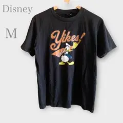 ディズニー　ドナルドTシャツ　半袖　ブラック　M ユニセックス