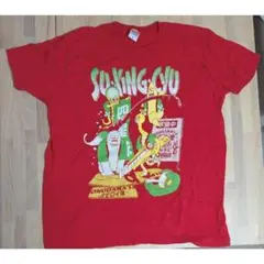 四星球（スーシンチュウ、SU-XING-CYU）Tシャツ 赤 バンド ライブ