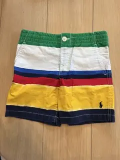 【未使用】Polo Ralph Lauren 3T 短パン マルチカラー