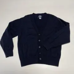 J.PRESS ネイビー ニットカーディガン 110