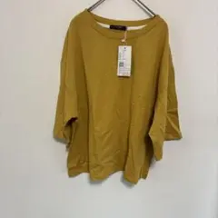 【新品未使用】ziyi /梓意　XL サイズ　黄色 Tシャツ