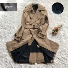 極美品✨ハイク トレンチコート ライナー付き ボタンロゴ ベージュ 1号 日本製
