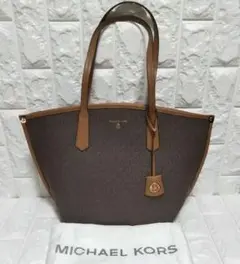 MICHAEL KORS マイケルコース レザー トートバッグ MKシグネチャー