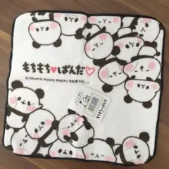 もちもちぱんだ　ミニタオル　ハンカチタオル