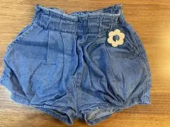 petit main デニムショートパンツ 80