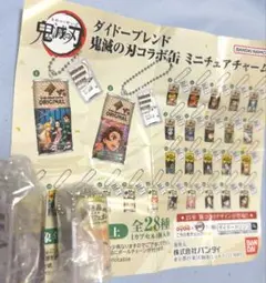 ダイドーブレンド鬼滅の刃コラボ缶ミニチュアチャーム 禰豆子+善逸