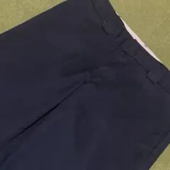 美品 Dickies 873ワークパンツ スリムストレート ダークネイビー 32