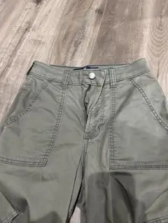 Hollister カーゴパンツ 25R オリーブグリーン