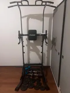 Wolfyok 懸垂マシン + PROIRON ダンベルセット