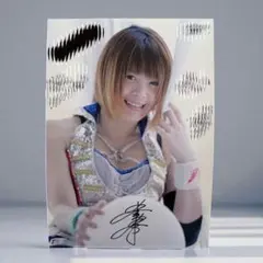 【訳あり】スターダム / 岩谷麻優 / 直筆サイン ポートレート