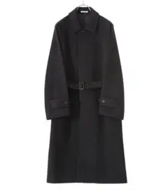 【週末値下げ❗️】新品 オーラリー カシミヤウールモッサコート ブラック