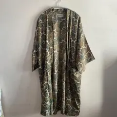 roytex 総柄ガウン　紐なし　和柄
