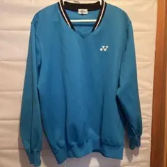 ヨネックス Vネック長袖ウェア 青