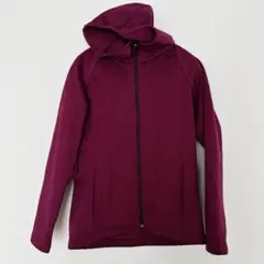 【UNIQLO】ワインレッド フード付き フルジップジャケット　Mサイズ