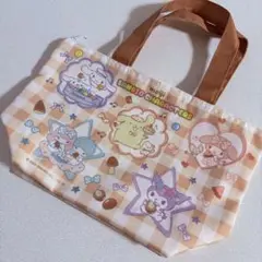 ランチバック　明治サンリオキャラクターズ シナモロール クロミ ポムポムプリン他