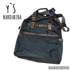 ワイズ × マンダリーナ ボストン ショルダーバッグ y's MANDARINA ワイズ × マンダリーナ ボストン ショルダーバッグ y's MANDARINA