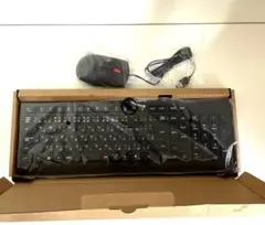 【新品未使用】Lenovo レノボ 有線キーボード&マウスセット
