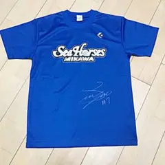 Bリーグ シーホース三河 コンバース 長野誠史選手 直筆サイン入り Tシャツ
