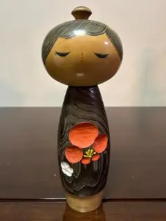 卯三郎作 梅の花 創作こけし