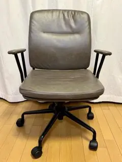 ニトリ NITORI ワークチェア Nシールド スモークDH 合成皮革 グレー