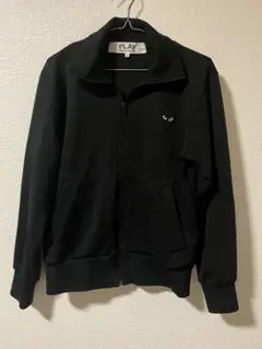 PLAY COMME des GARCONS ハートロゴ トラックジャケット 黒