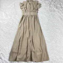 [タグ付き未使用]SAISONDE PAPILLON ジョゼットロングワンピース