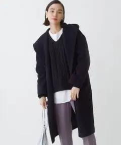 UNITED ARROWS ◆SC LA TORRE フード ロング コート
